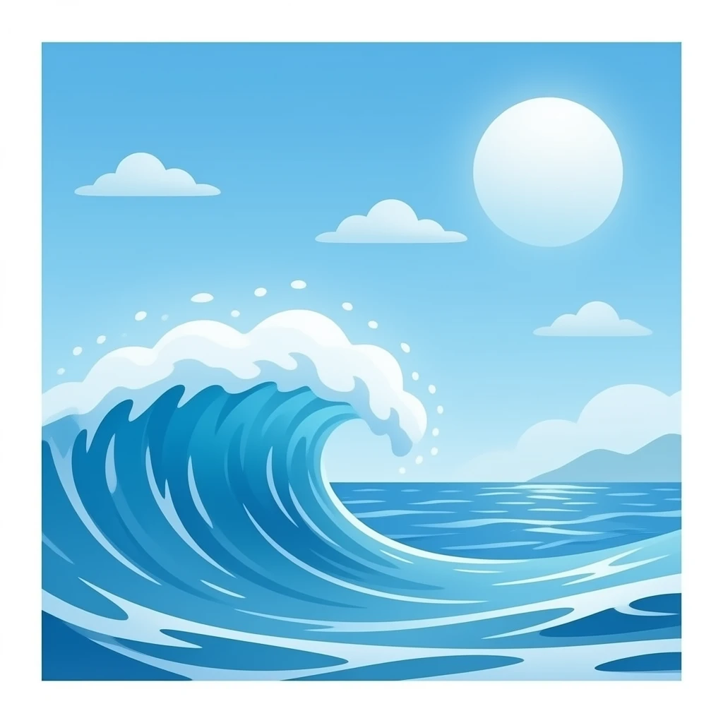 Sparkle emoji ocean vibes emoji | AI Emoji Generator