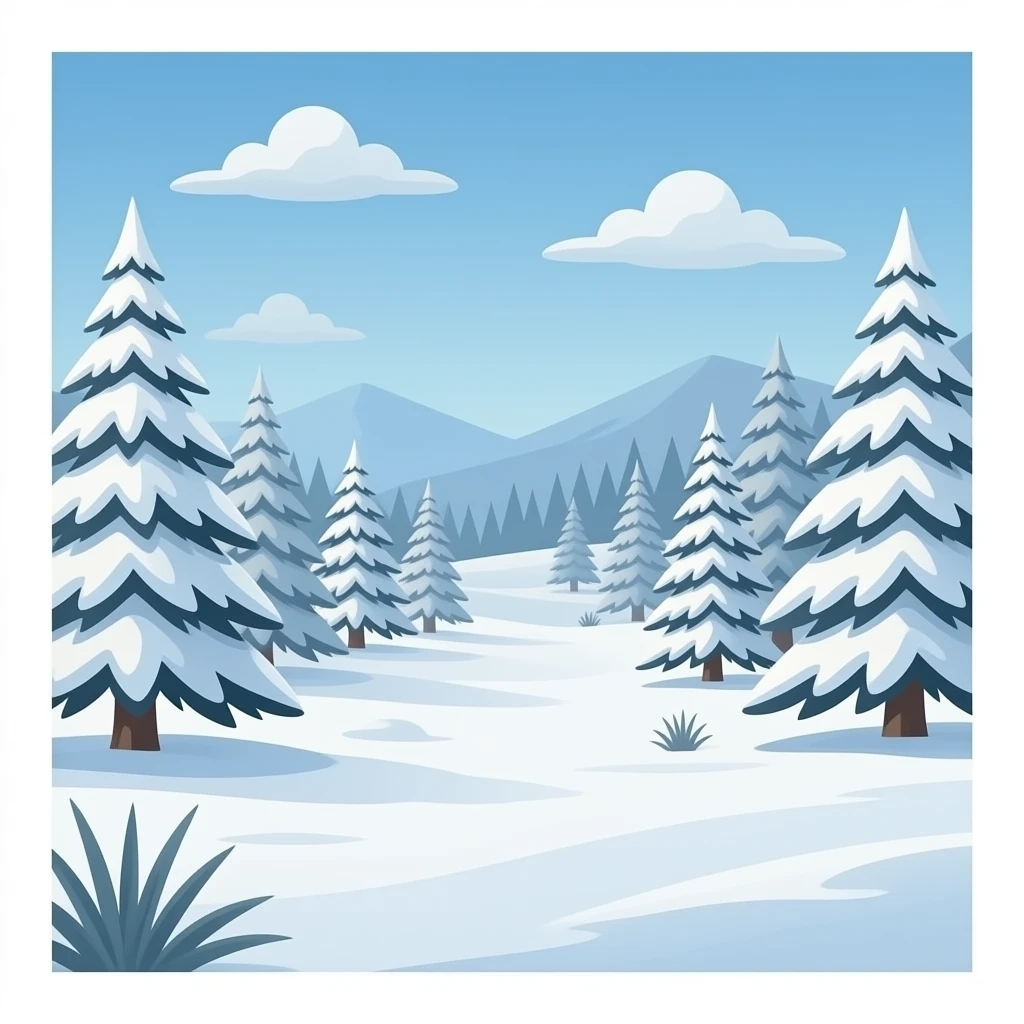 Snow ground emoji