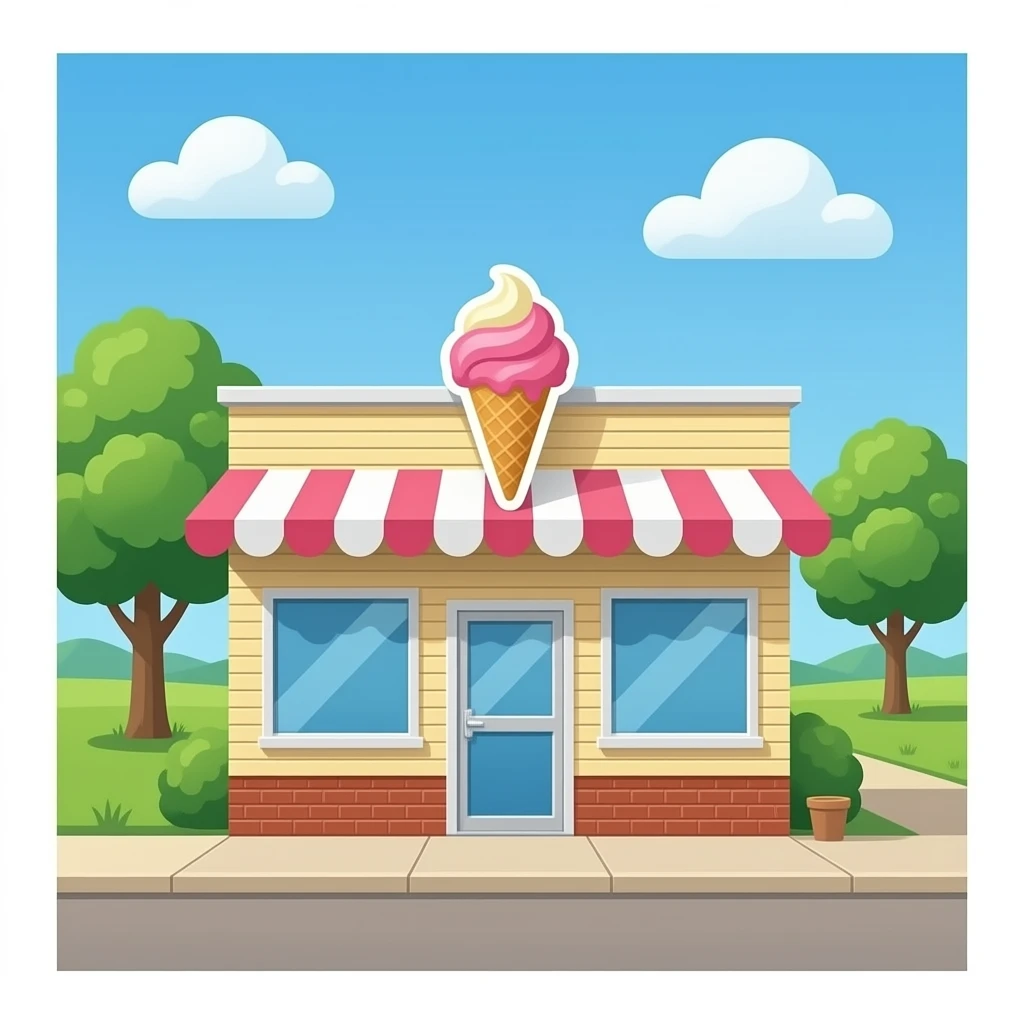 Ice cream Ohio emoji
