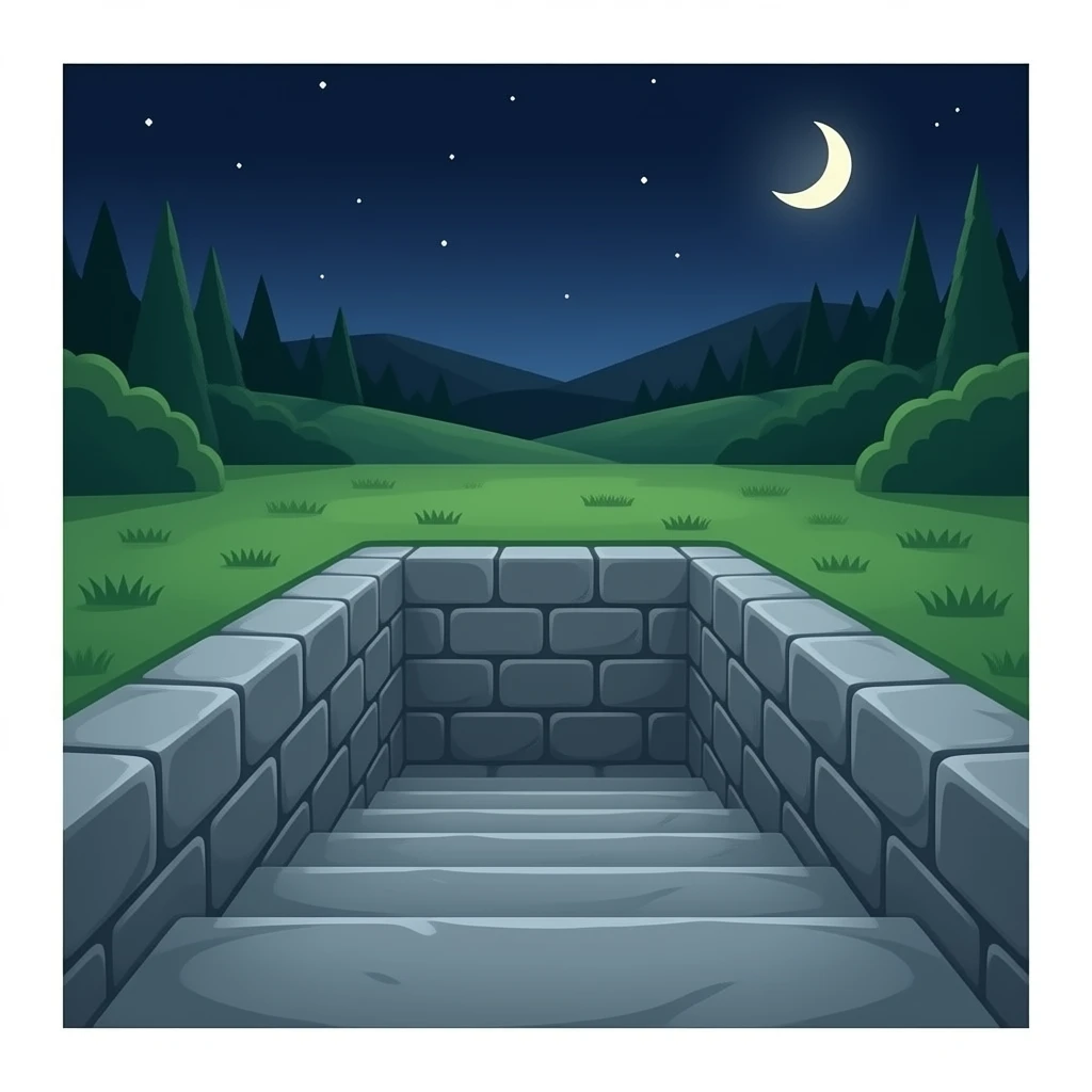 stone basement stairs asset emoji