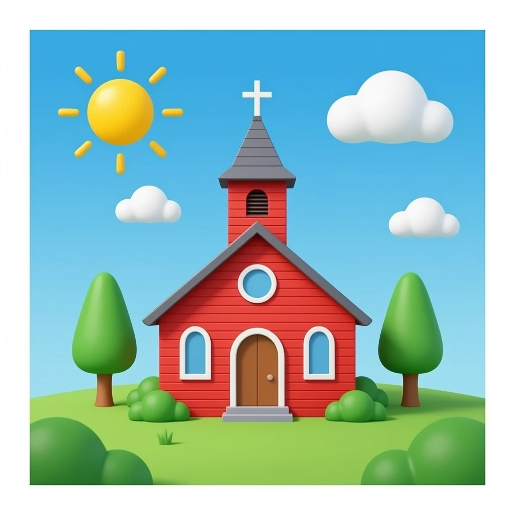 red church small emoji