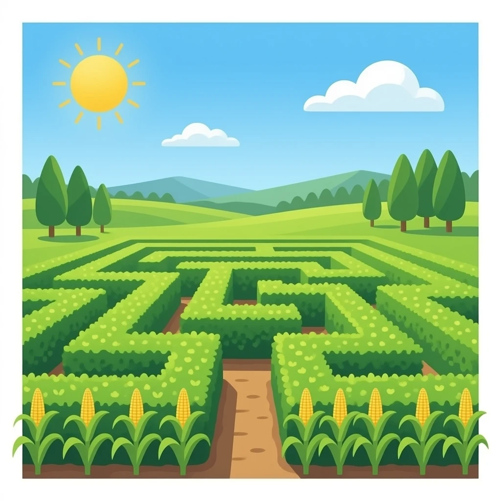 Corn maze emoji