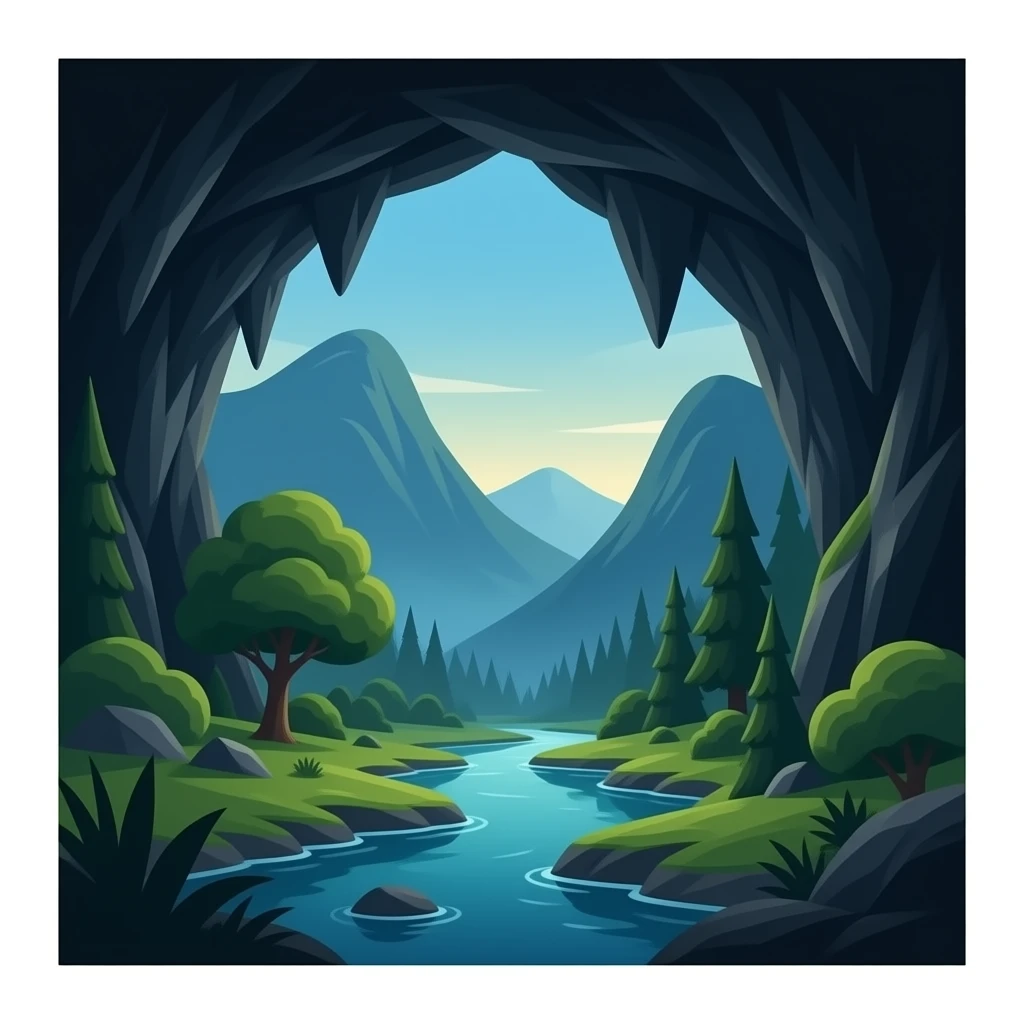 a lush cave emoji