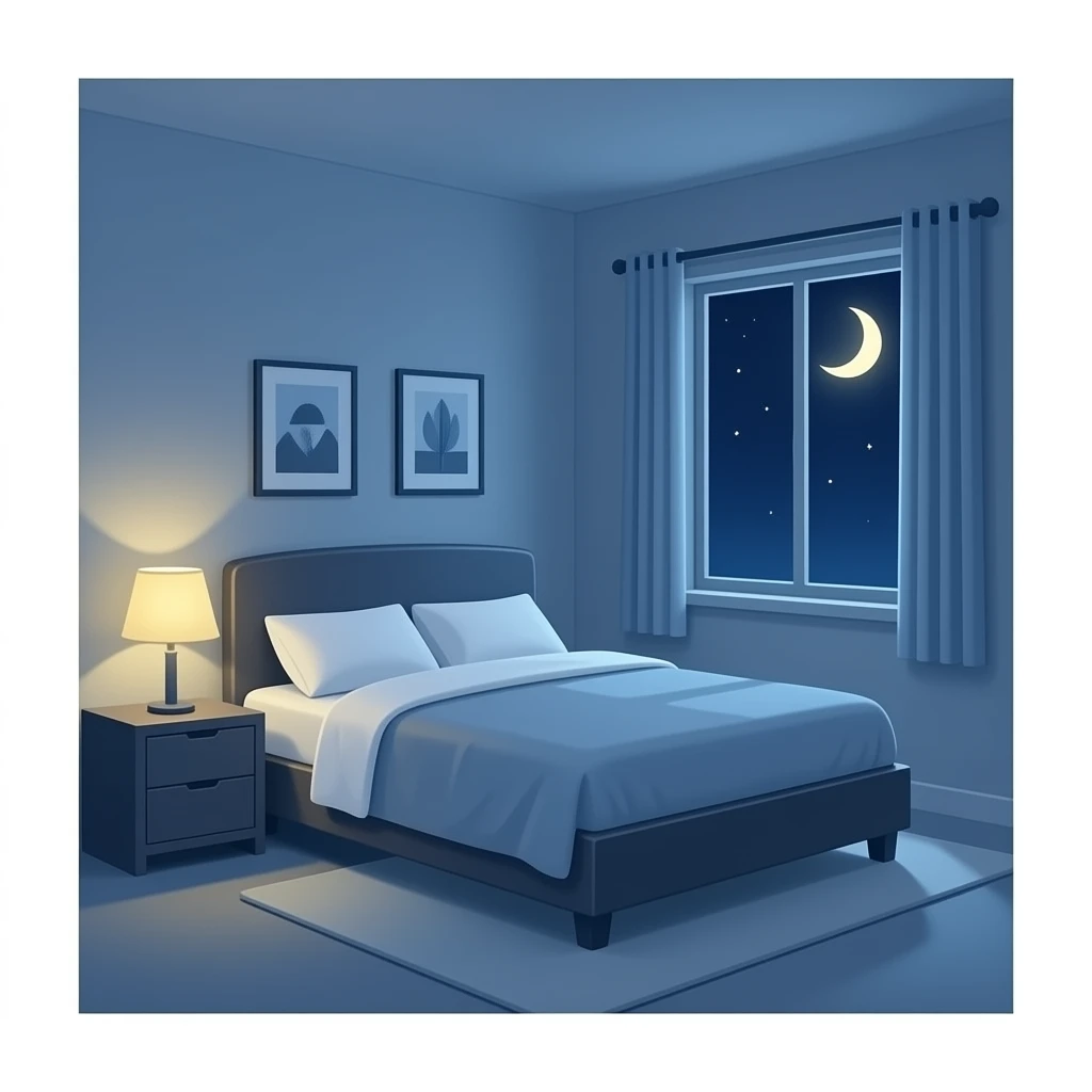 bedroom eclipse nighttime emoji
