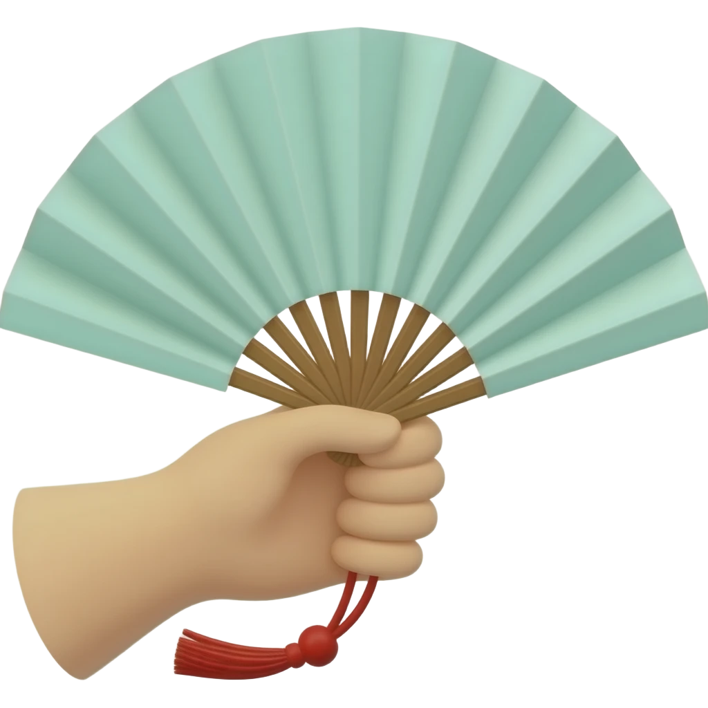 Fan emoji