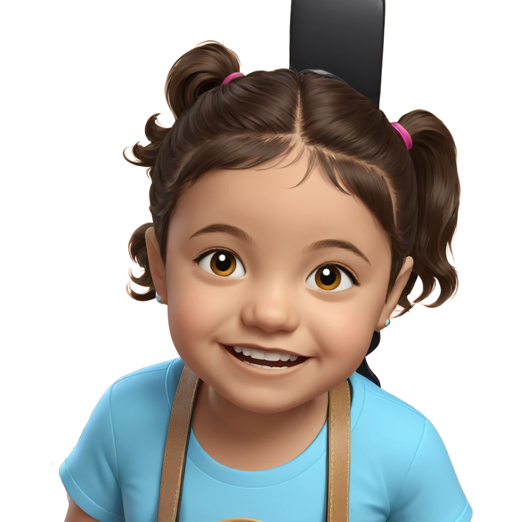 smiling girl with guitar case emoji