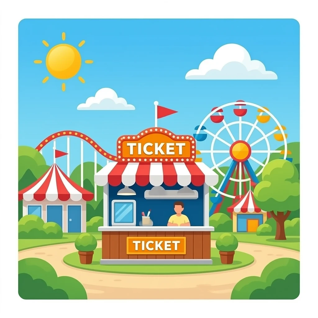 amusement park ticket office emoji | AI Emoji Generator