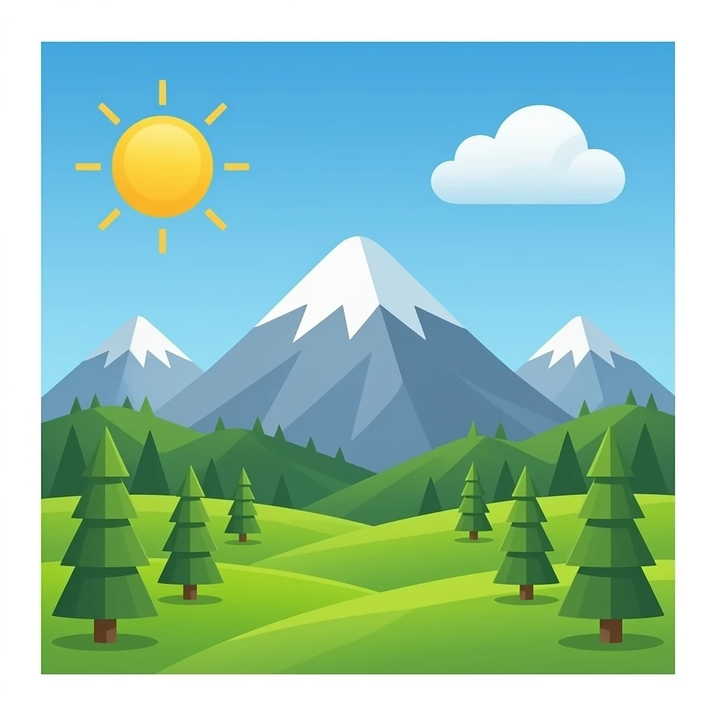 MOUNTAIN emoji