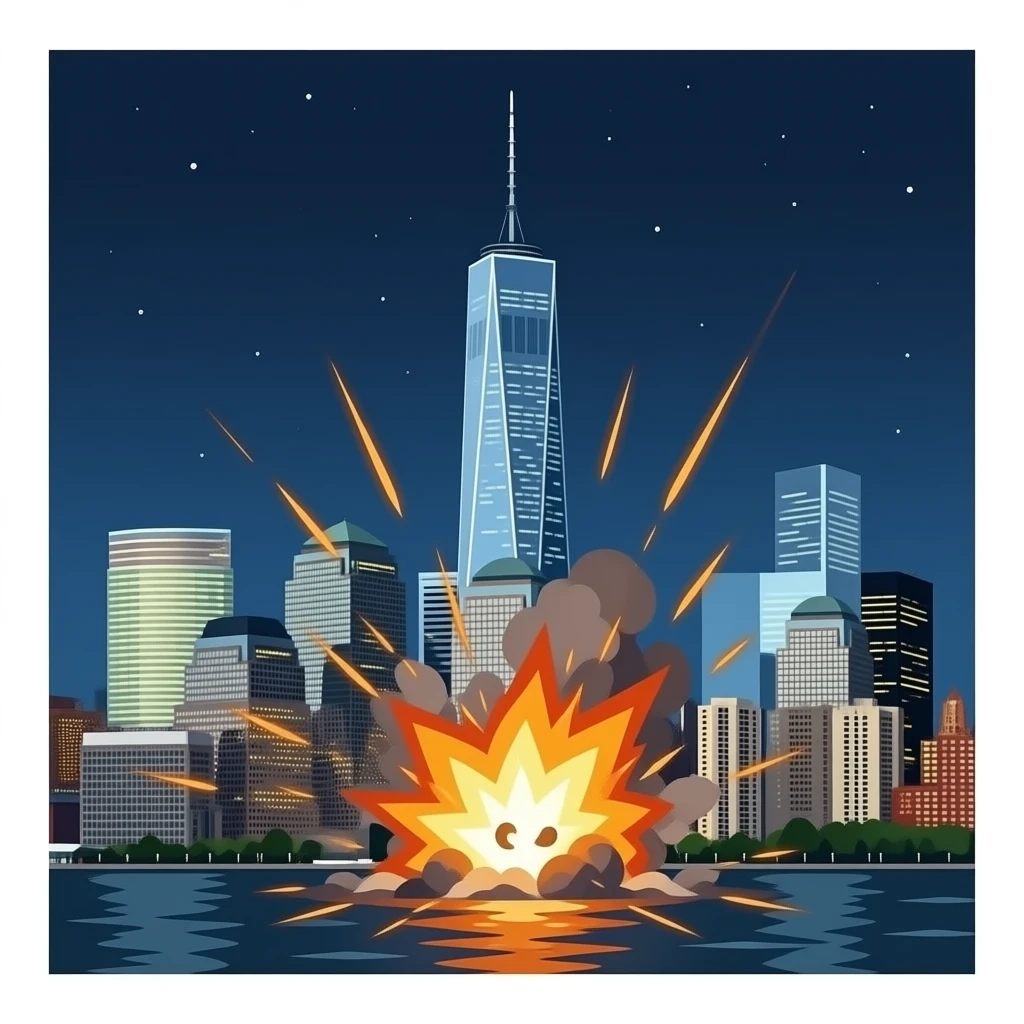 911. Terrorist attack. emoji