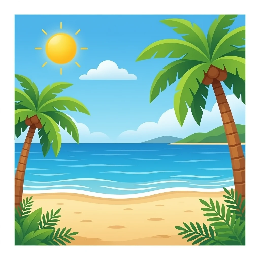 beach emoji