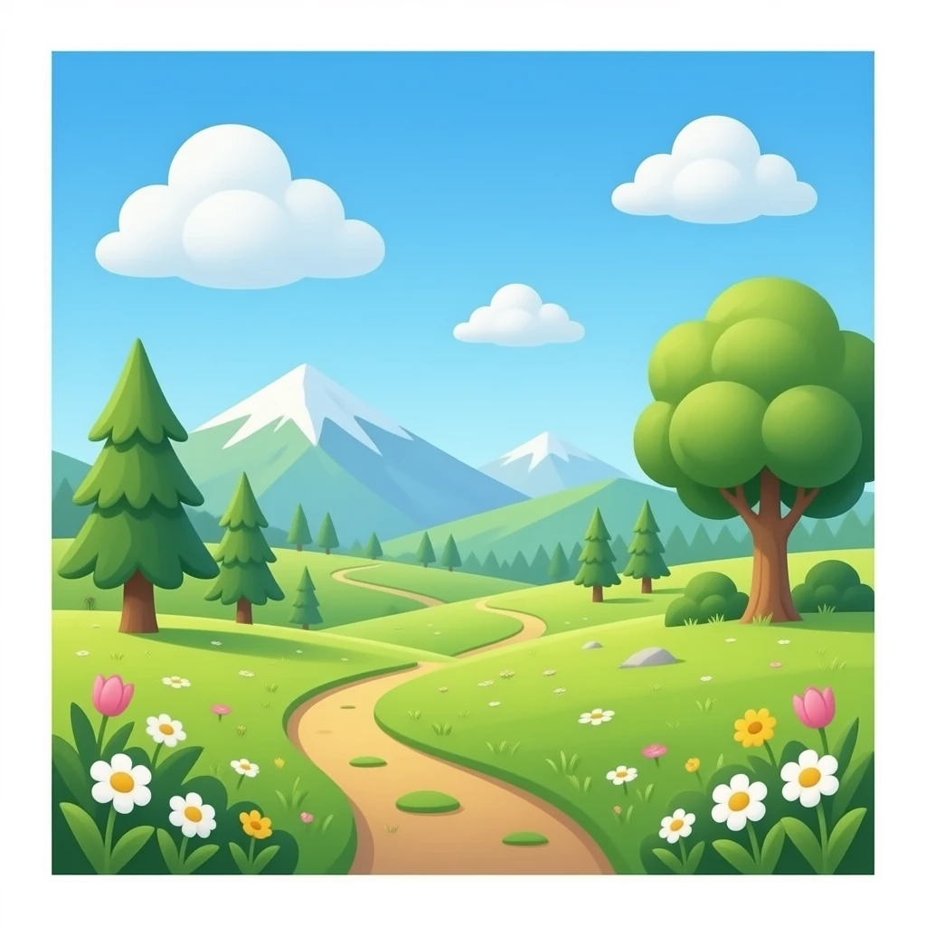أريد منظرا جميلا  واقعي و حلو emoji