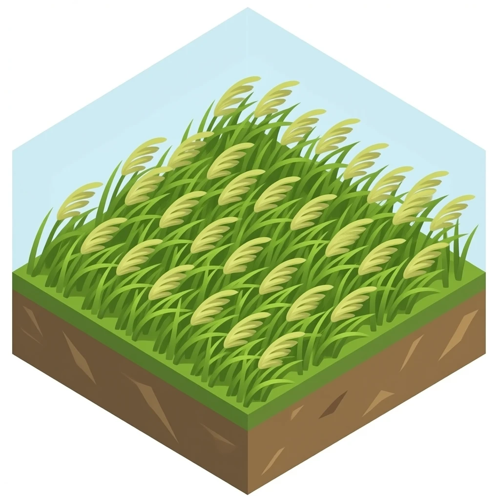 a steppe landscape with steppe grass bent by the wind top view ...