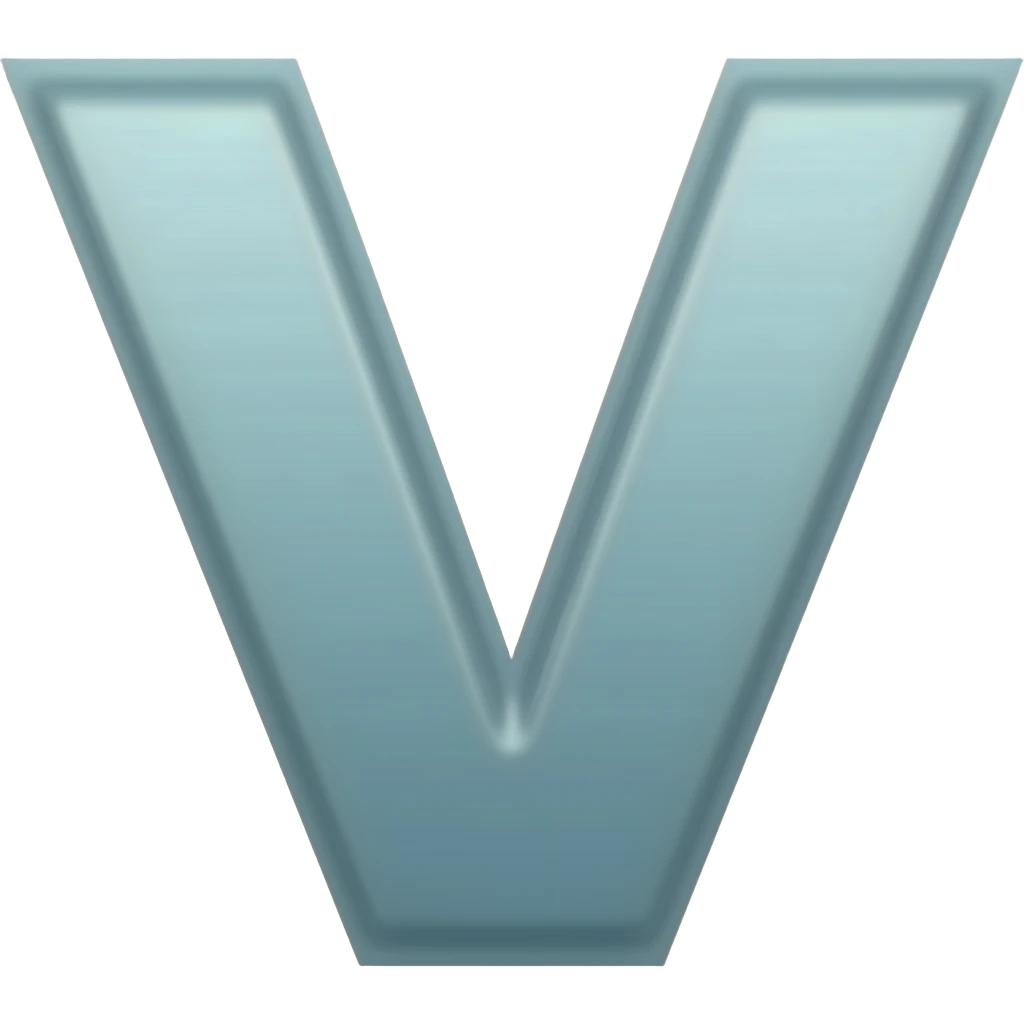 V emoji