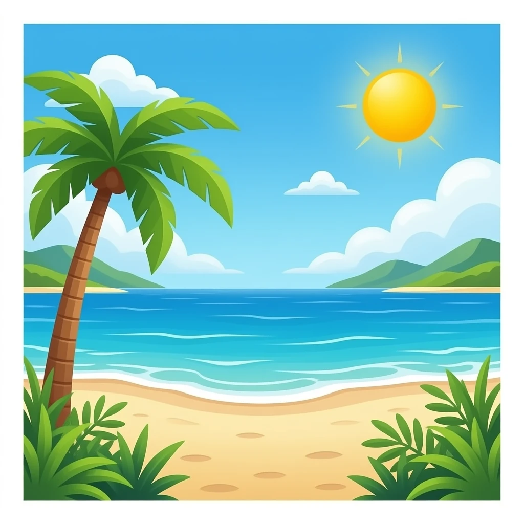 beach emoji