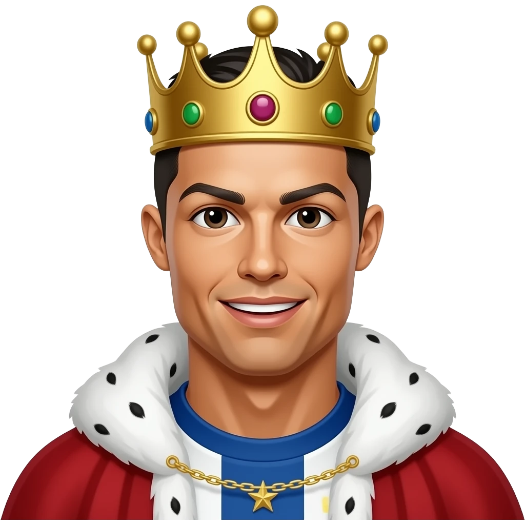 ronaldo king emoji | AI Emoji Generator