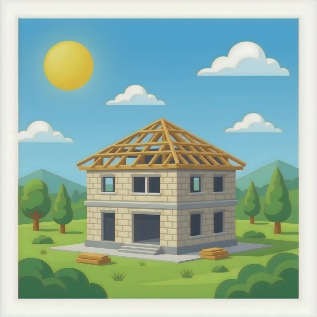 edificio en construccion emoji