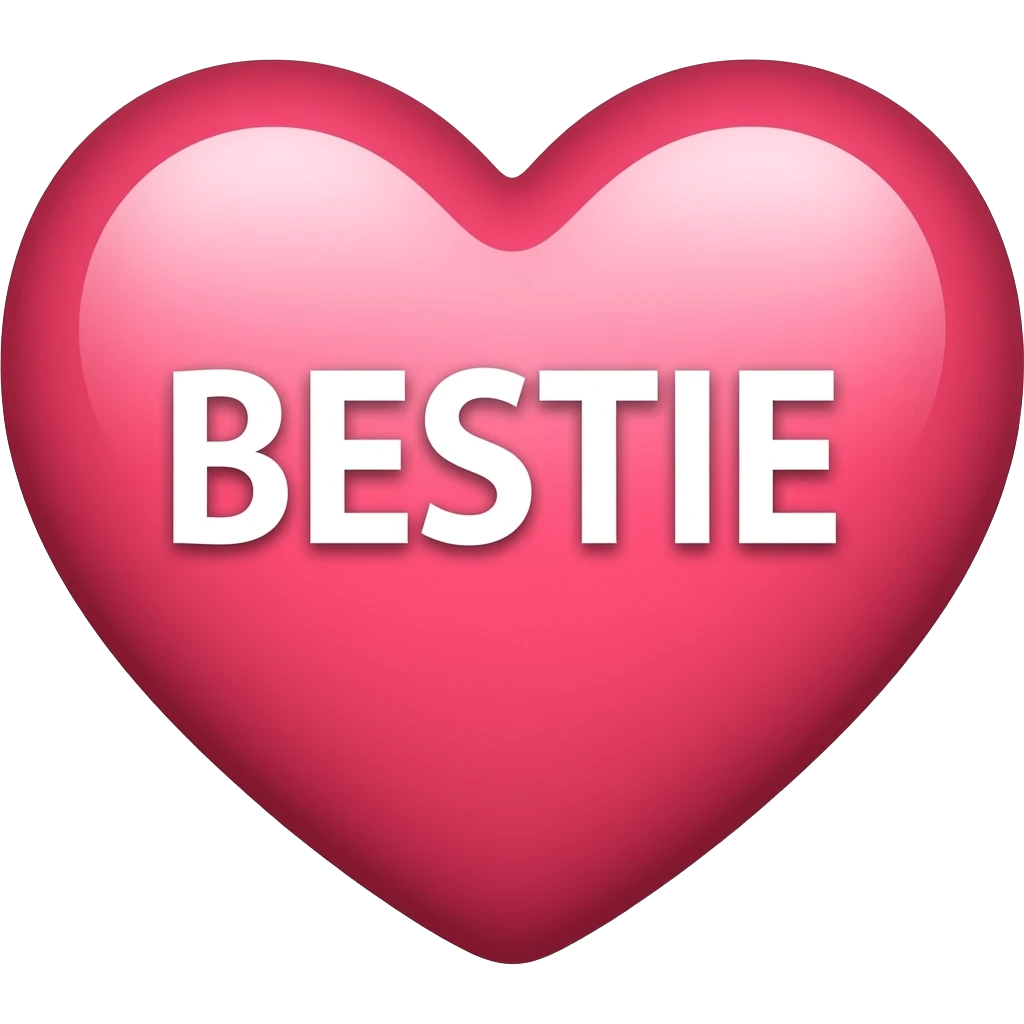 BESTIE HEART emoji