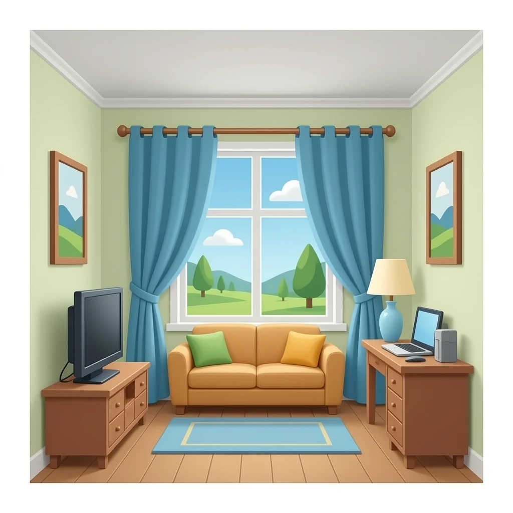 2D room emoji