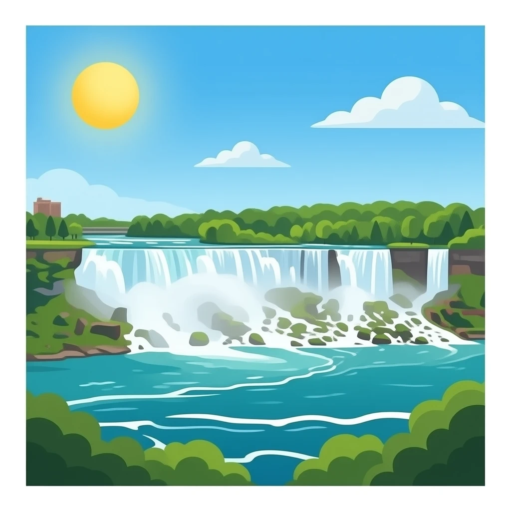 catarata de niagara emoji