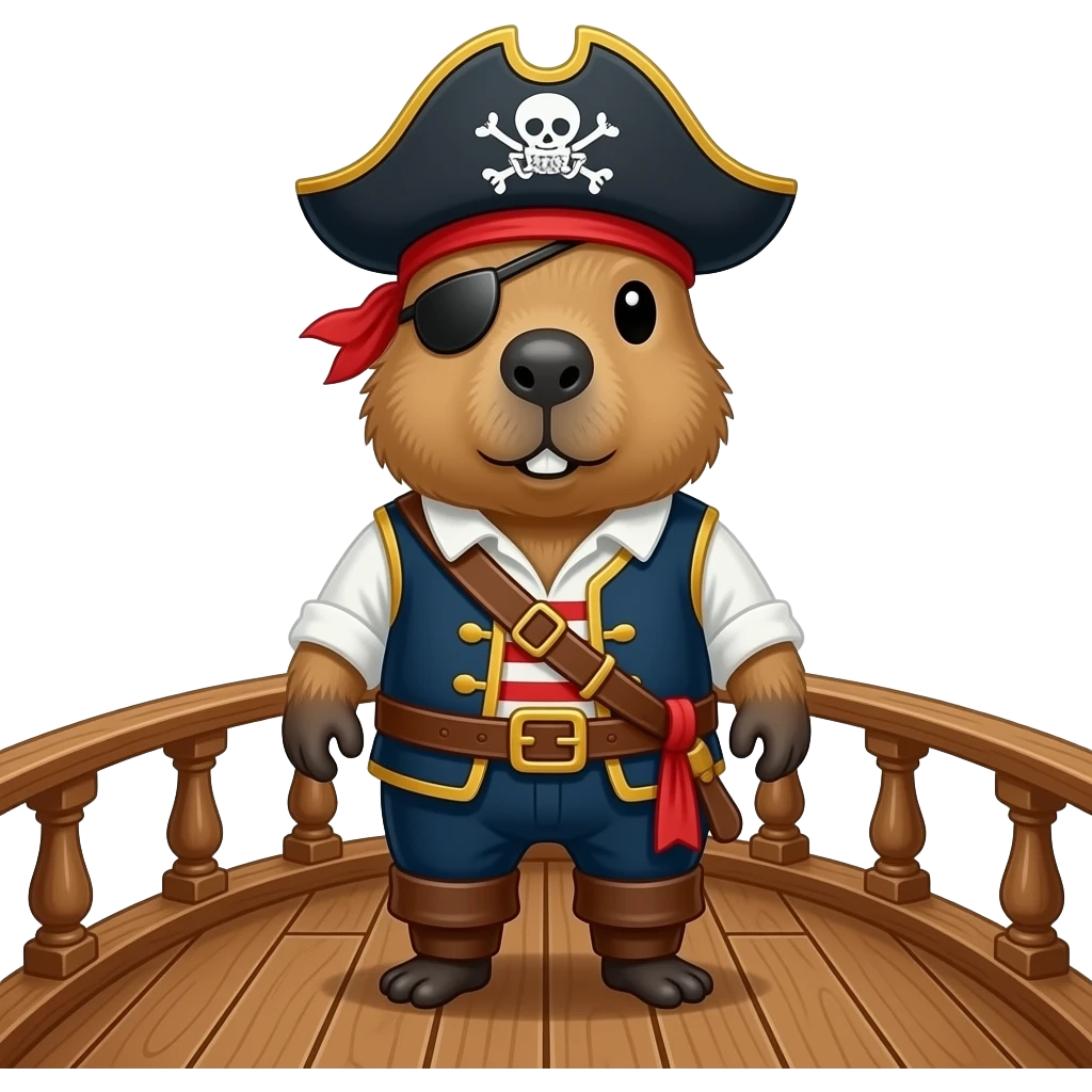 capibara pirate emoji