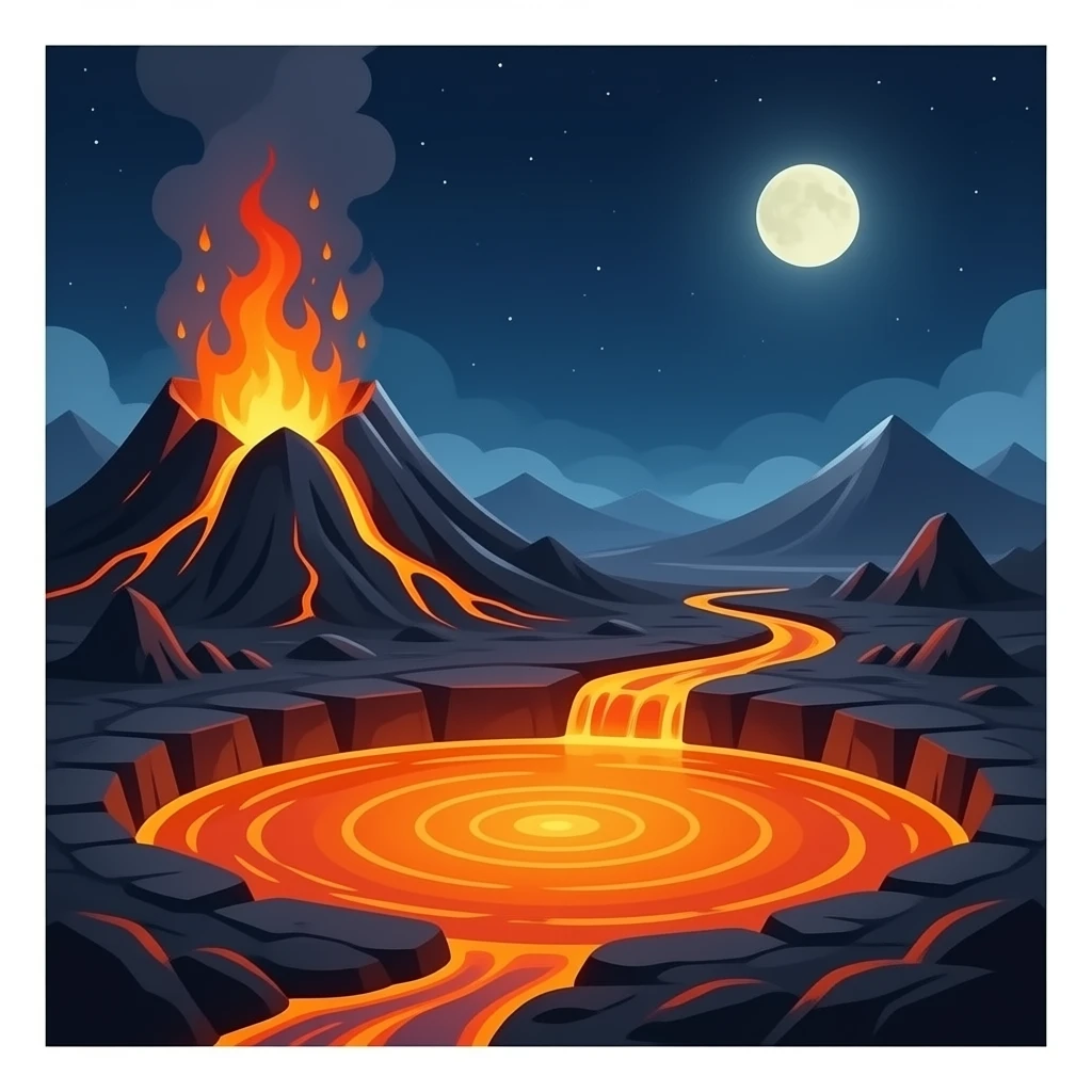 Lava pool emoji
