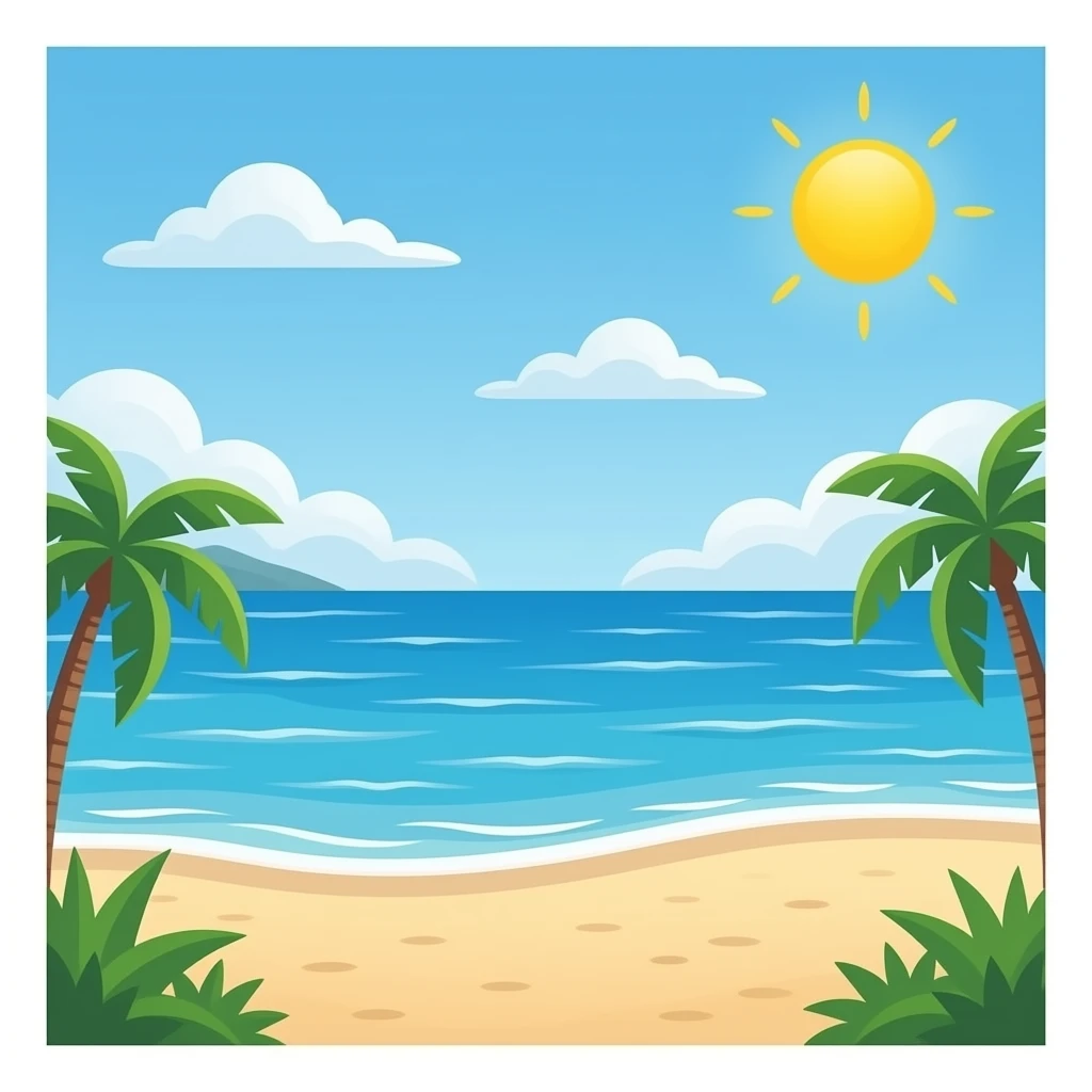 beach emoji