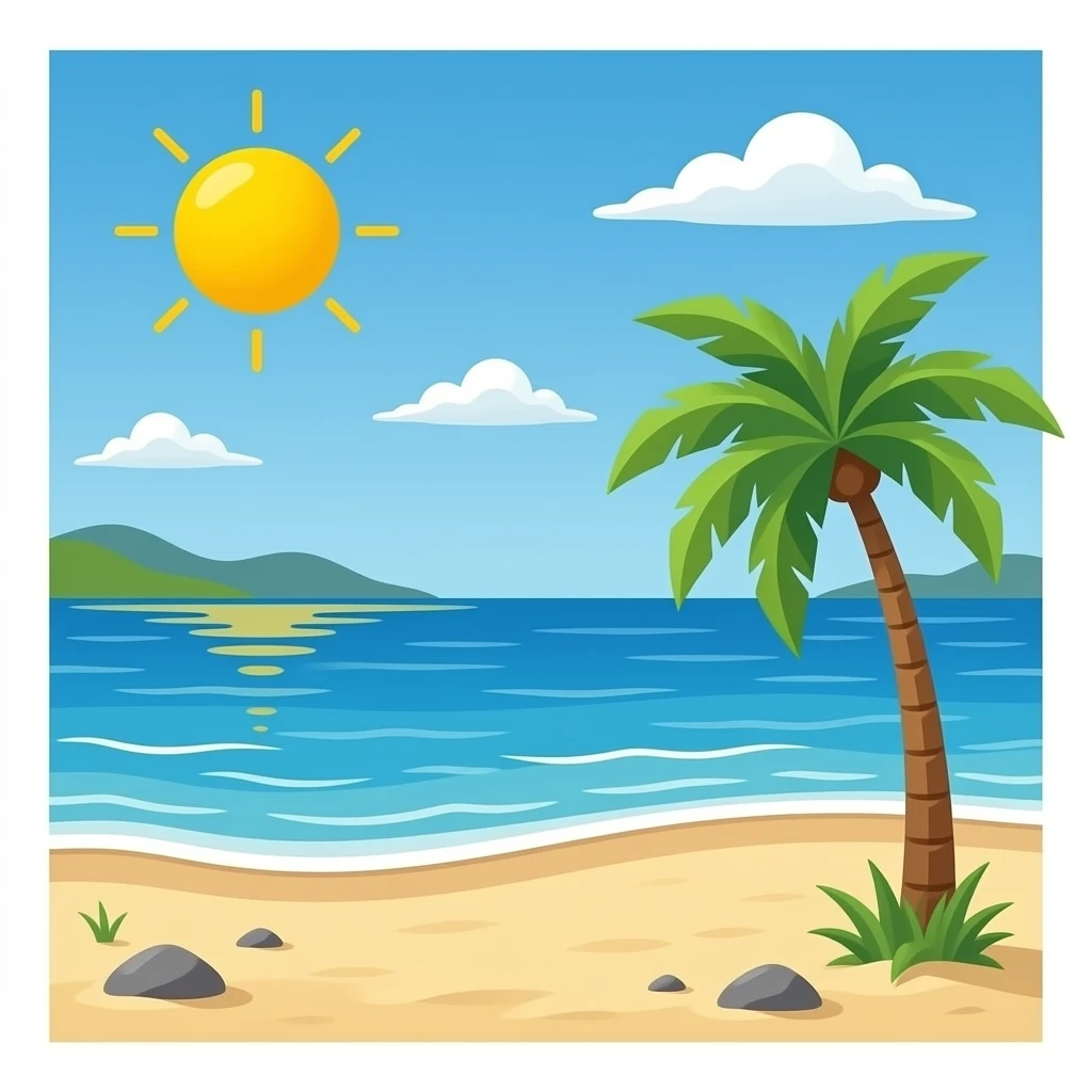 beach emoji