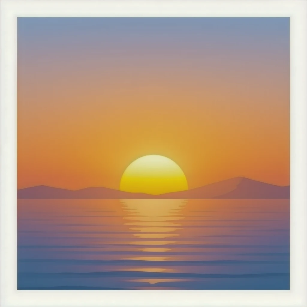 simple sunset emoji