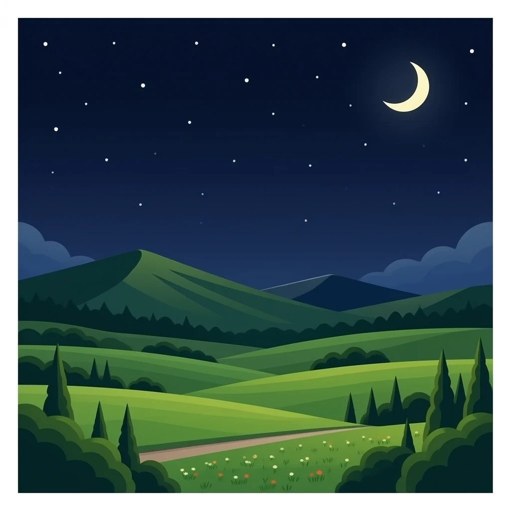 Open space on a black background emoji