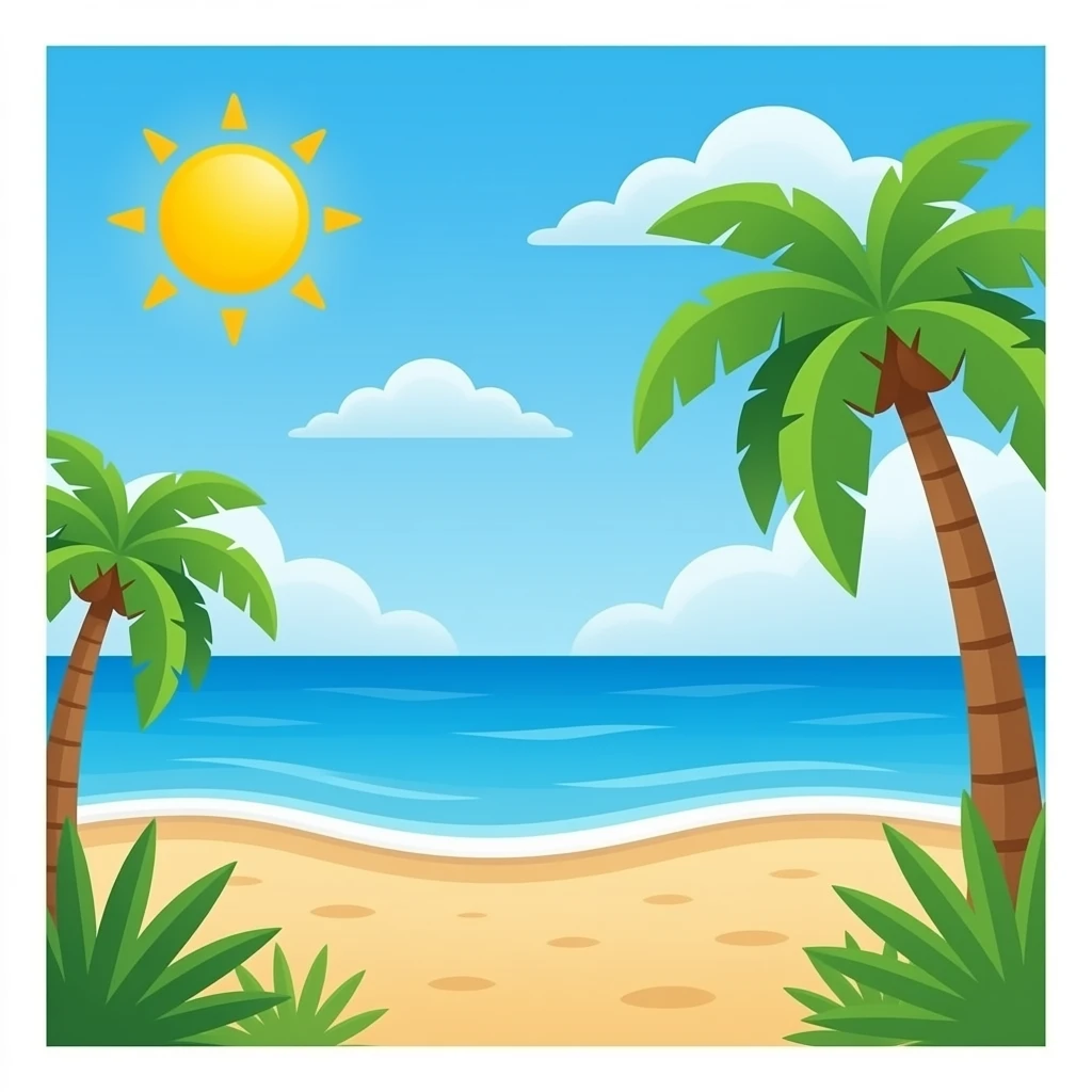 beach emoji