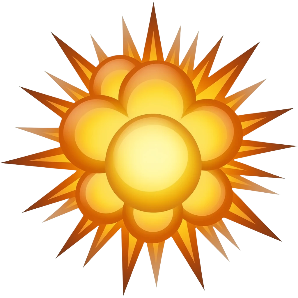 explosion emoji