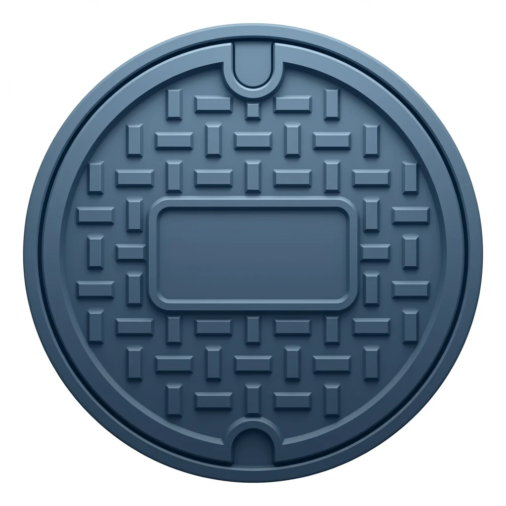 spatial view SEWER COVER #1E3A8A emoji