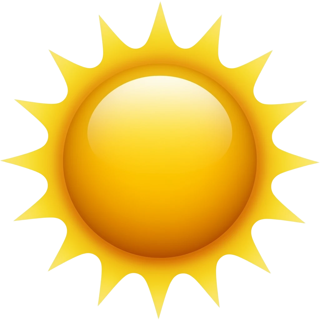 Sun emoji
