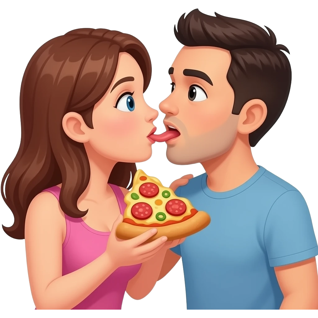 We could fuck all over the house and I could give you a bj while you ate your favorite pizza emoji
