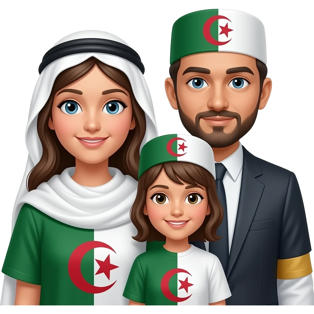 algerian family emoji
