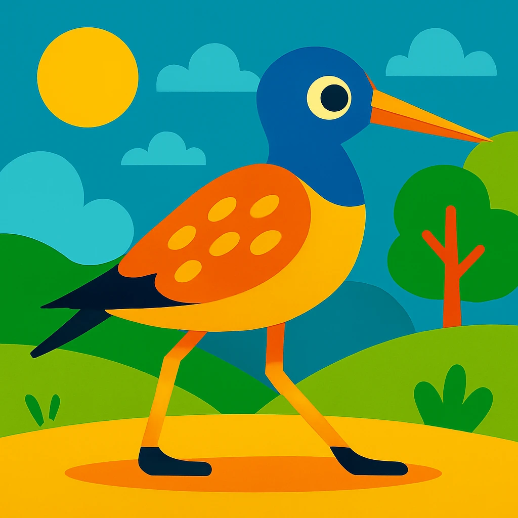 Sandpiper emoji
