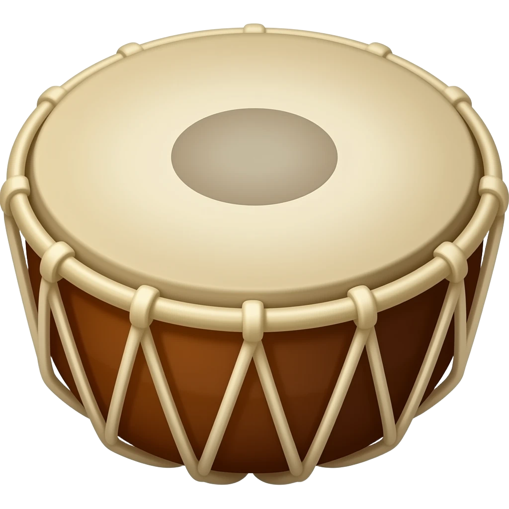 Dholak emoji