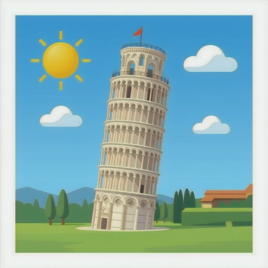 Torre di Pisa emoji