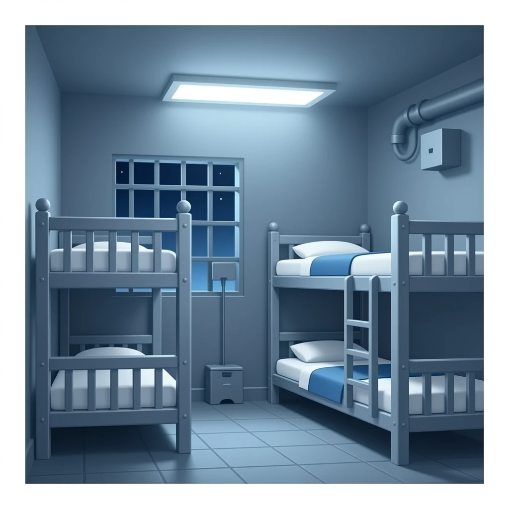 Prison cell bunk bed set emoji