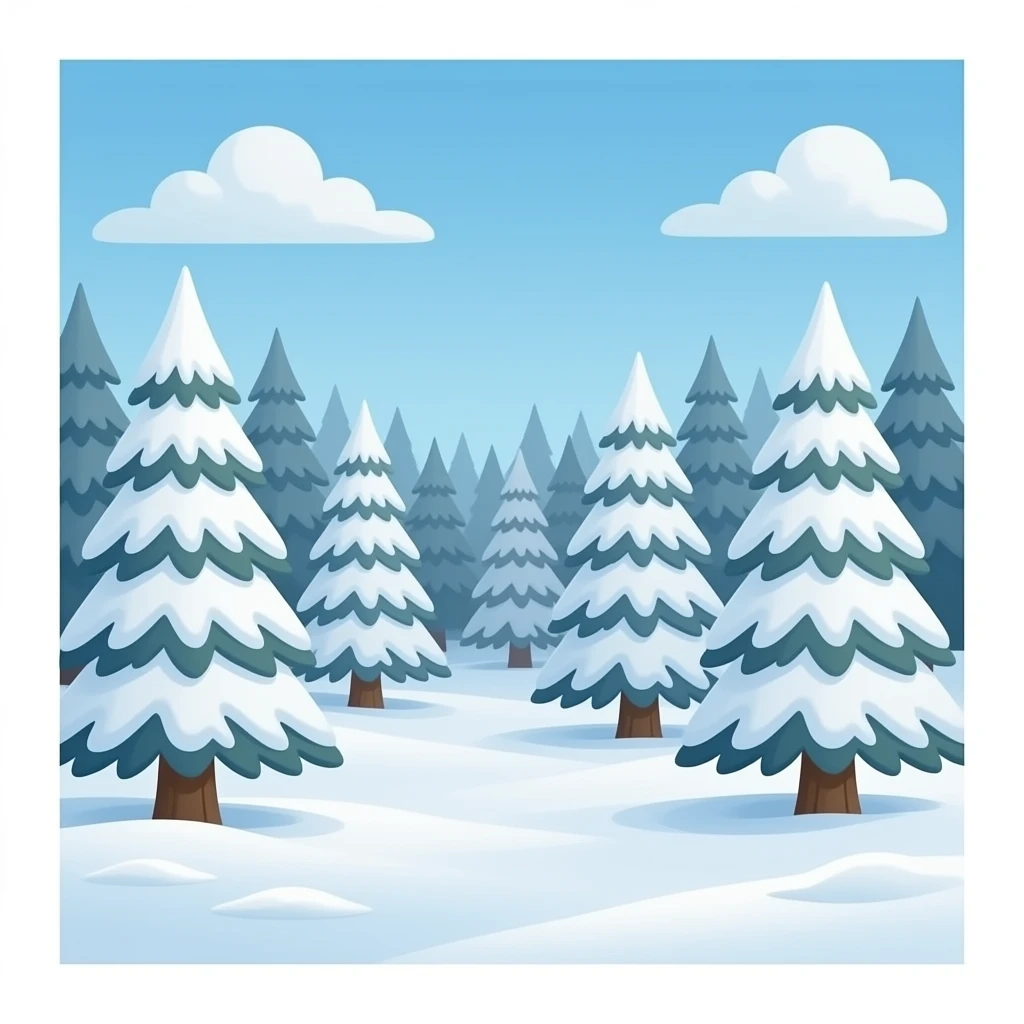Snow emoji