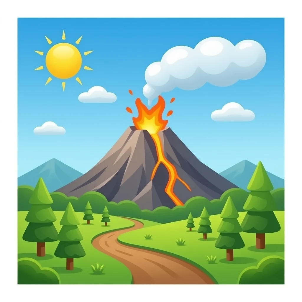 Volcano emoji