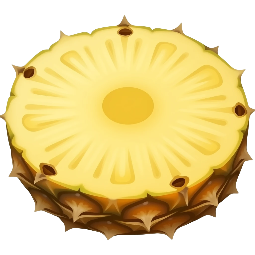cut Pineapple emoji