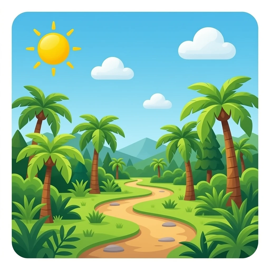 jungle mini emoji