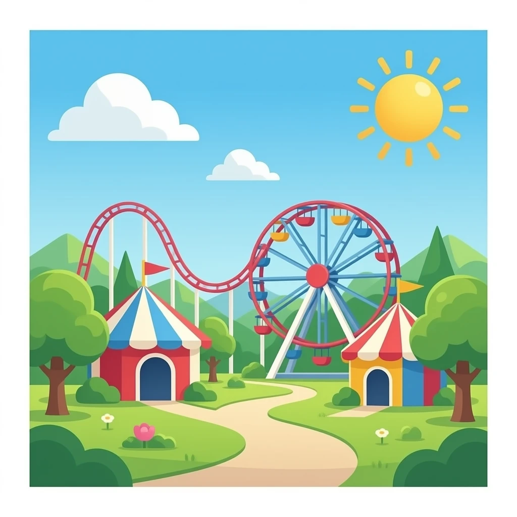 theme park emoji