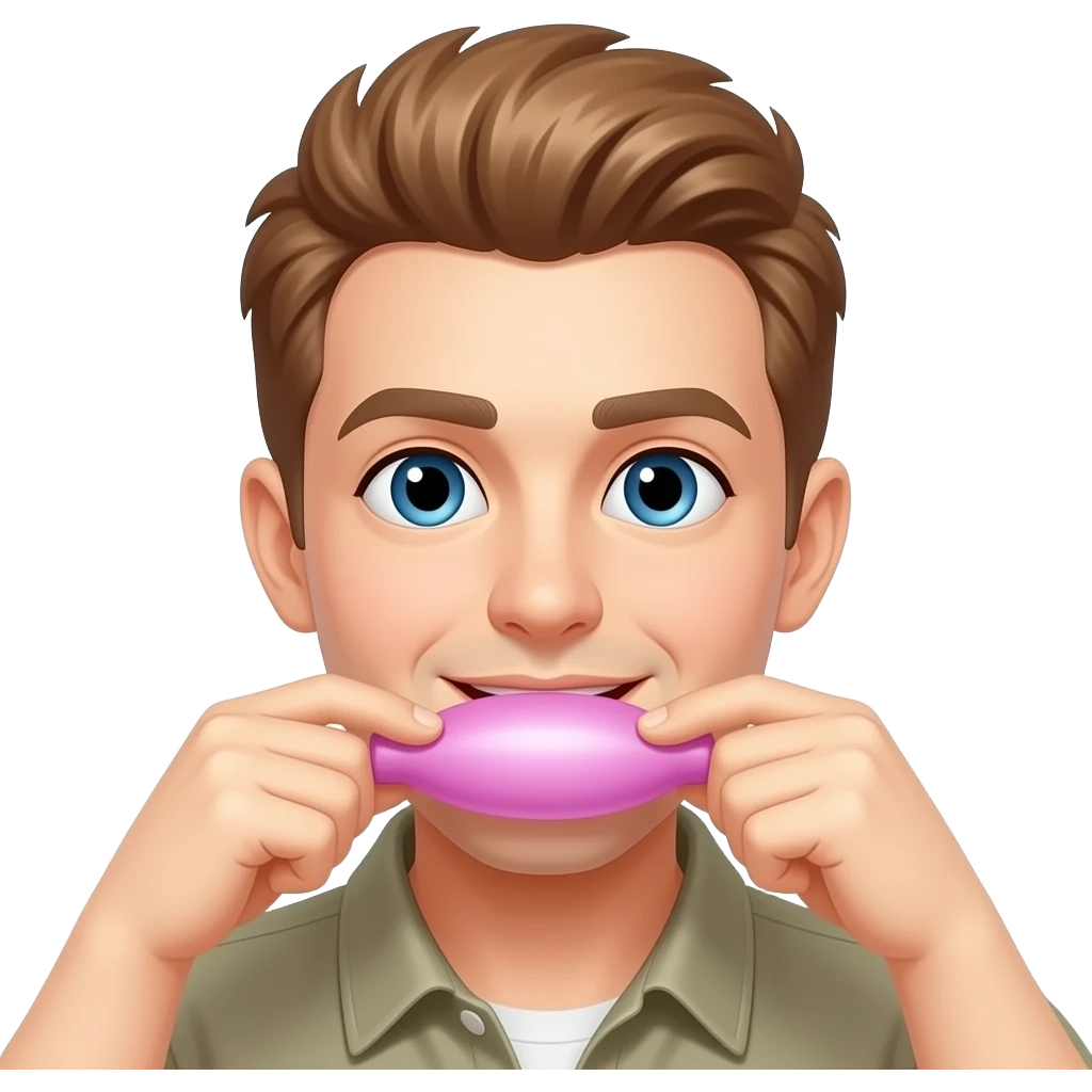 inflating balloon emoji