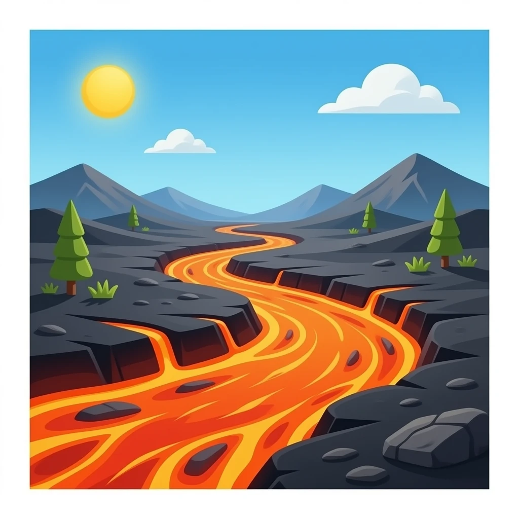 long lava flow emoji
