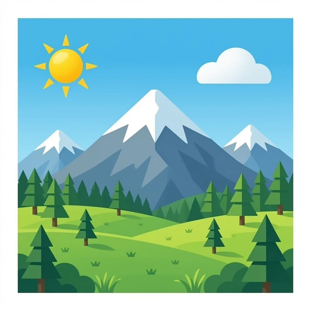 mountain emoji