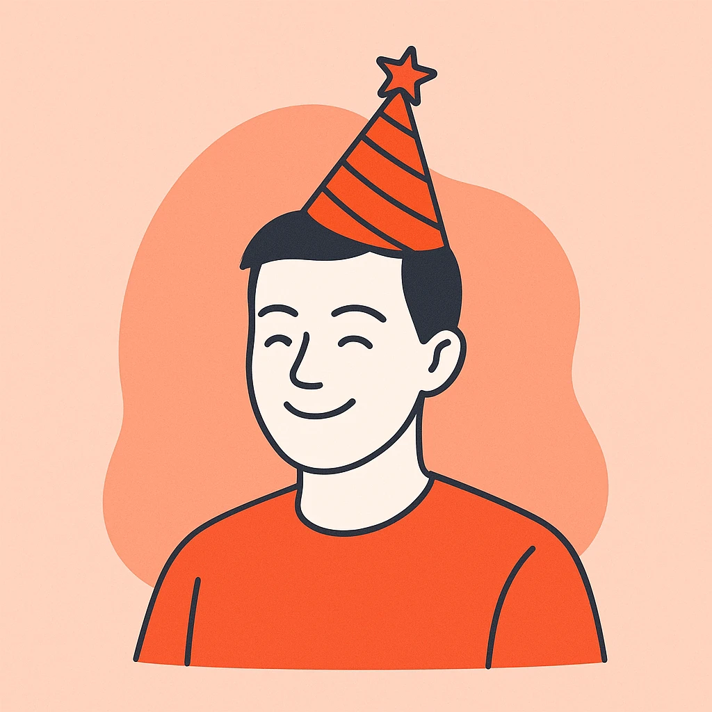 Party hat emoji