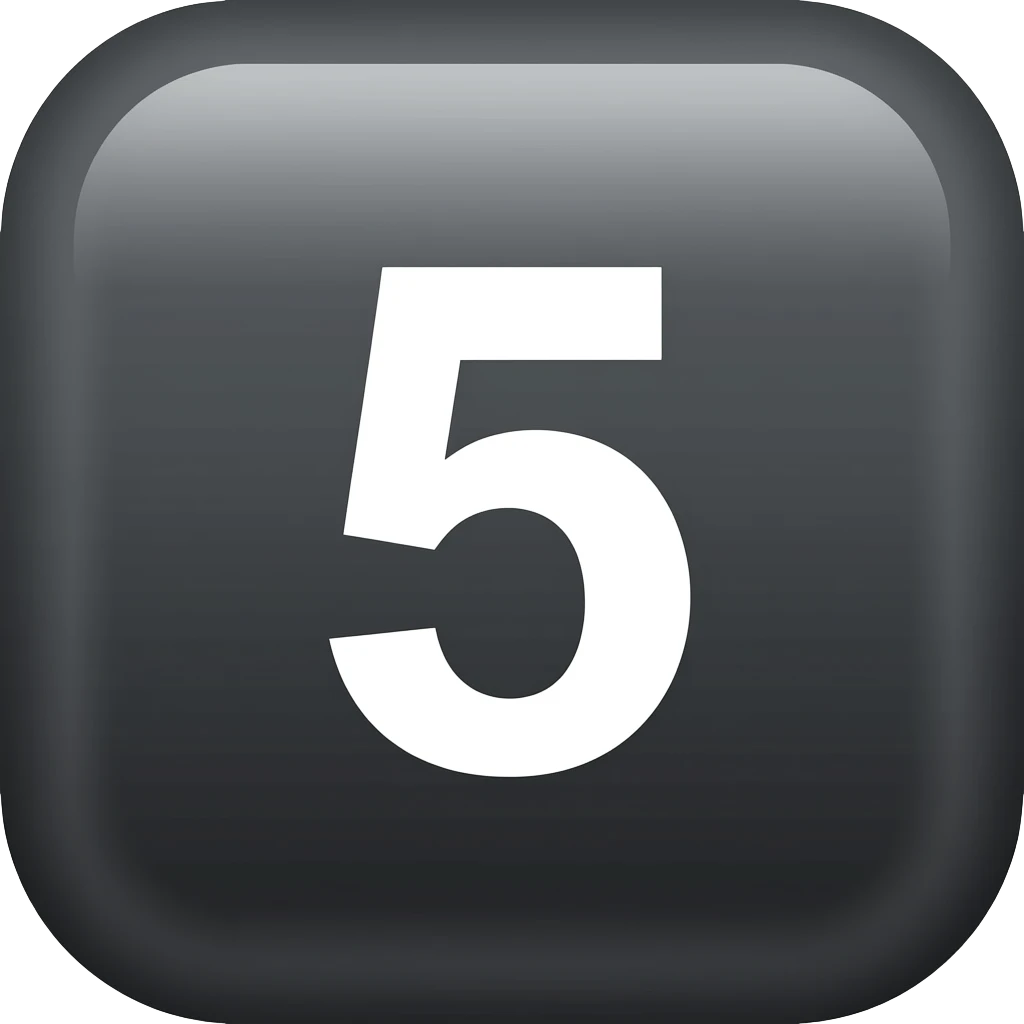 5 emoji