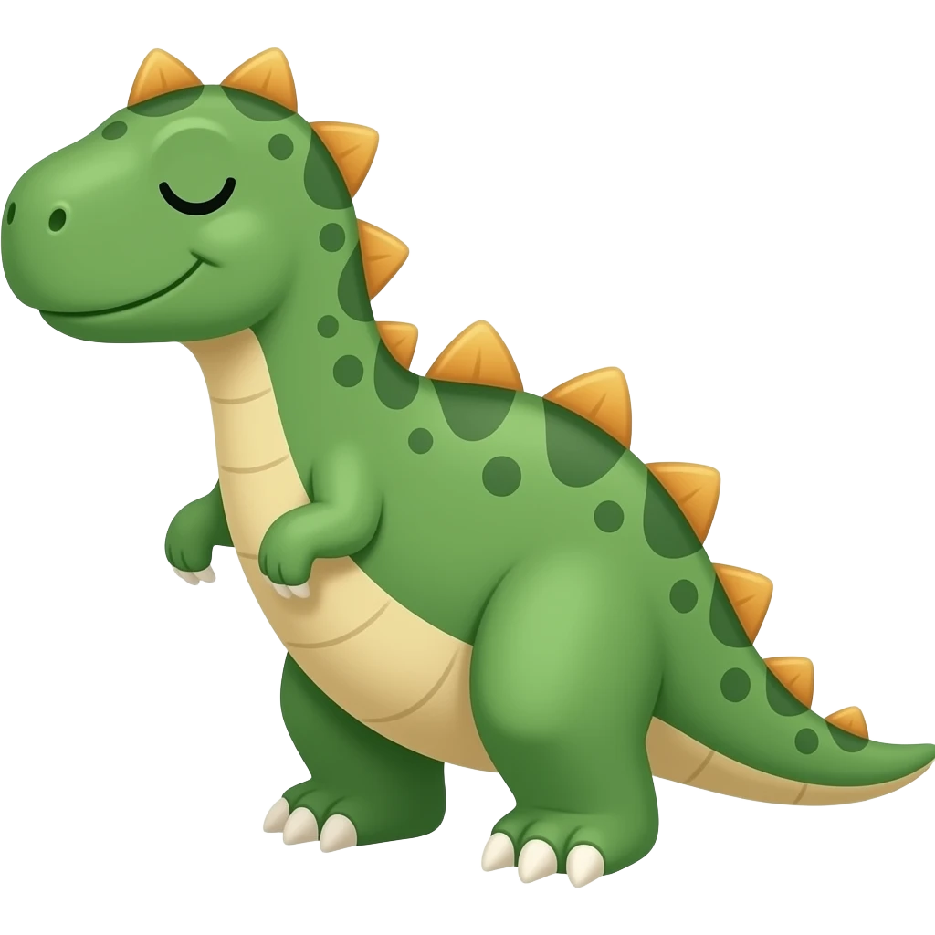 dino 🦖 sleepy 😴😴 emoji
